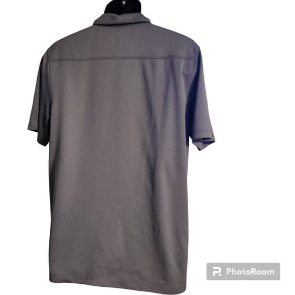 NordicTrack Men’s 1/4 Zip Short Sleeve Shirt Size Large Polyester Gray - Picture 2 of 5